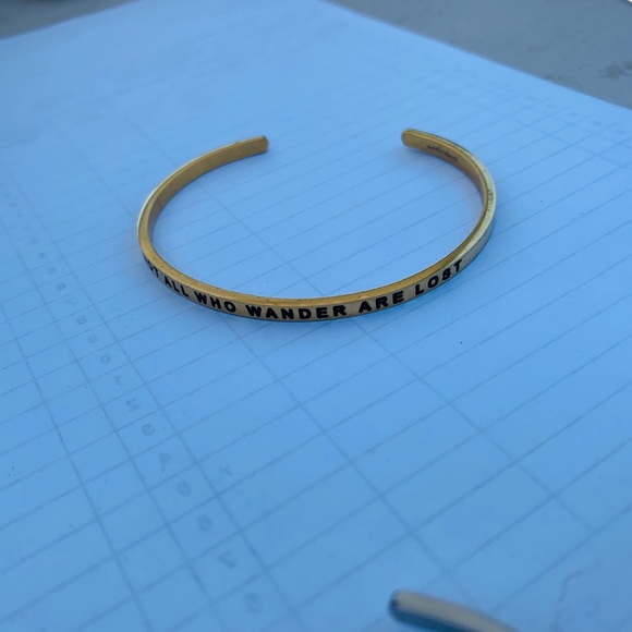 MantraBand bracelet - Not All Who Wander Are Lost - Picture 4 of 4